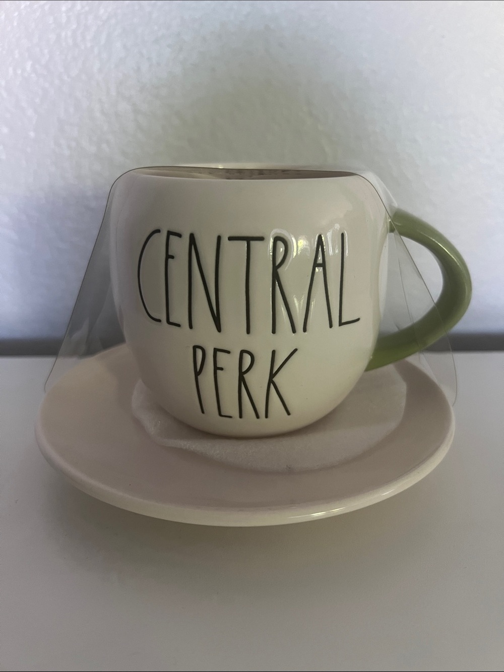✨ Rae Dunn CENTRAL PERK Coffee Mug & Saucer | Friends TV Show | Rare Collectible